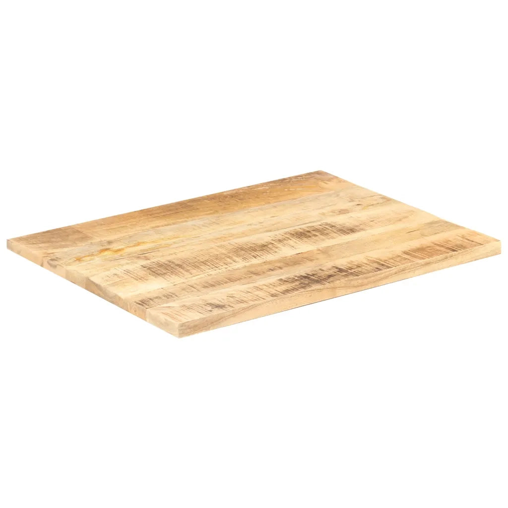 Piano Tavolo in Legno Massello di Mango 25-27 mm 70x60 cm 286021