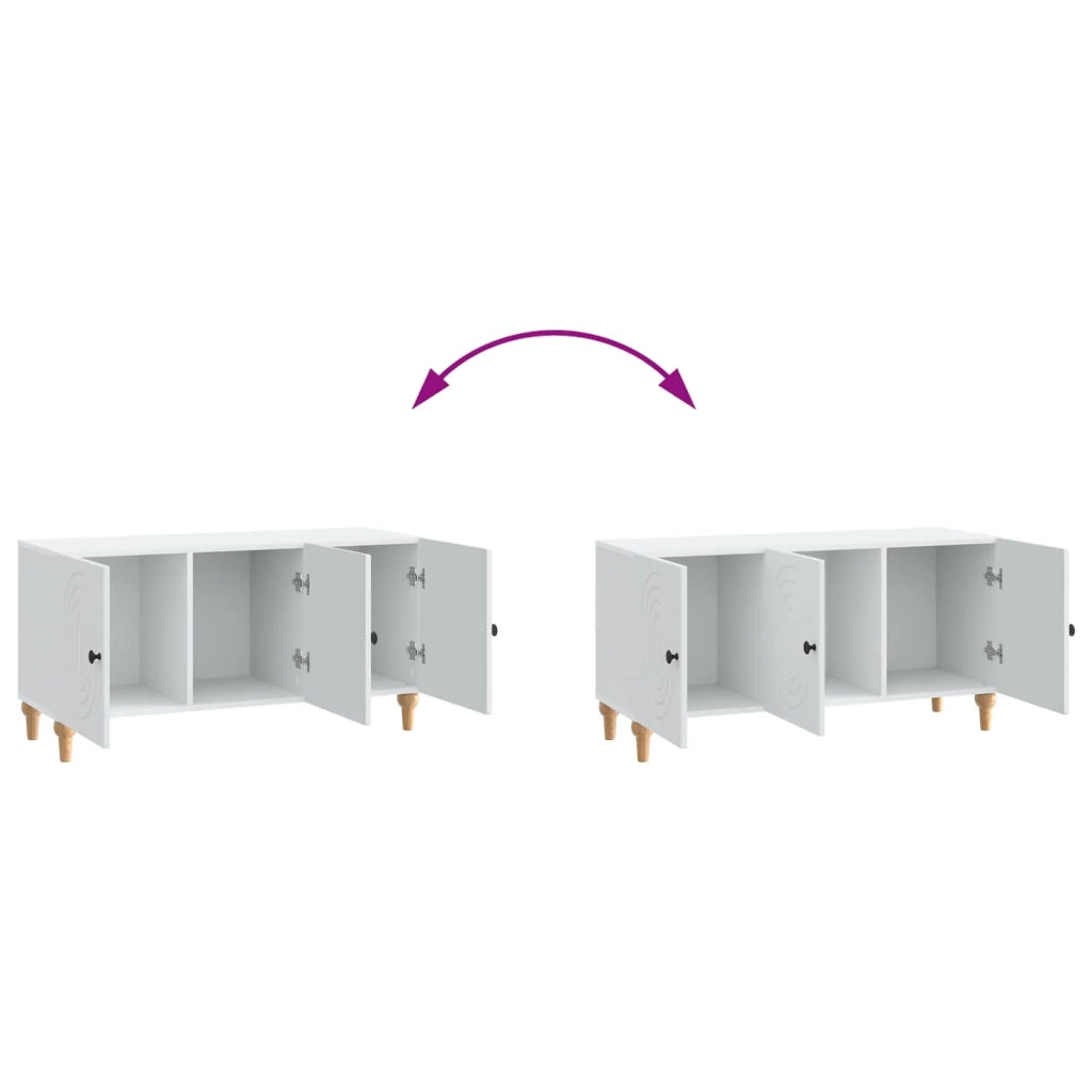 Mobile TV-Credenza per TV Bianco 99 x 34,5 x 50 cm Legno ingegnerizzato 729876