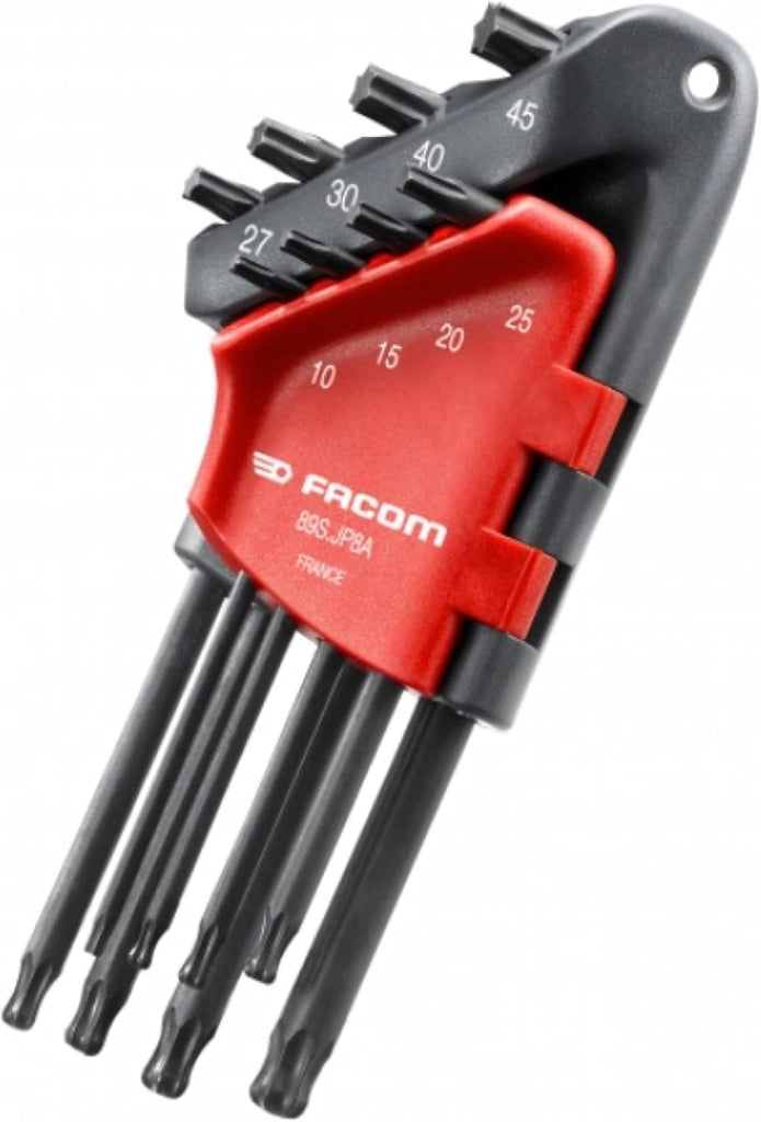Set di 8 chiavi Torx sferiche da 10 a 45