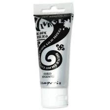 COLORE ACRILICO 60 ML ARGENTO METALLICO