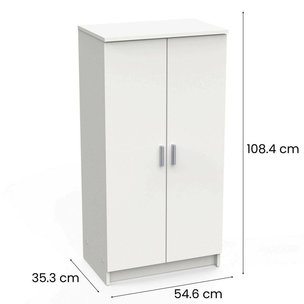 Mobile Portascarpe Abram, Scarpiera Modulabile, 55x35x108h cm Bianco Opaco
