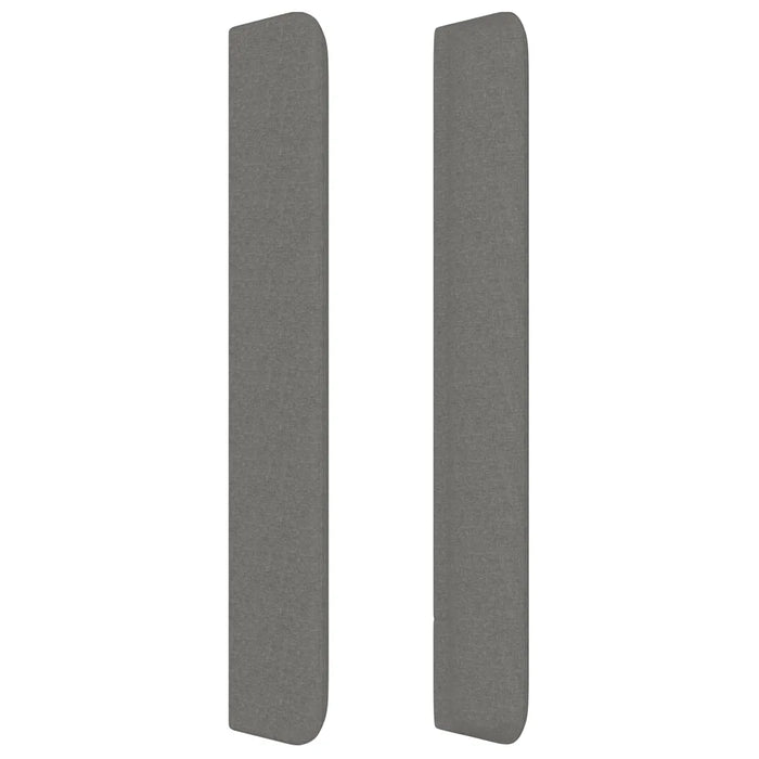 Testiera ad Orecchio GrigioScuro 163x16x118/128cm inTessuto