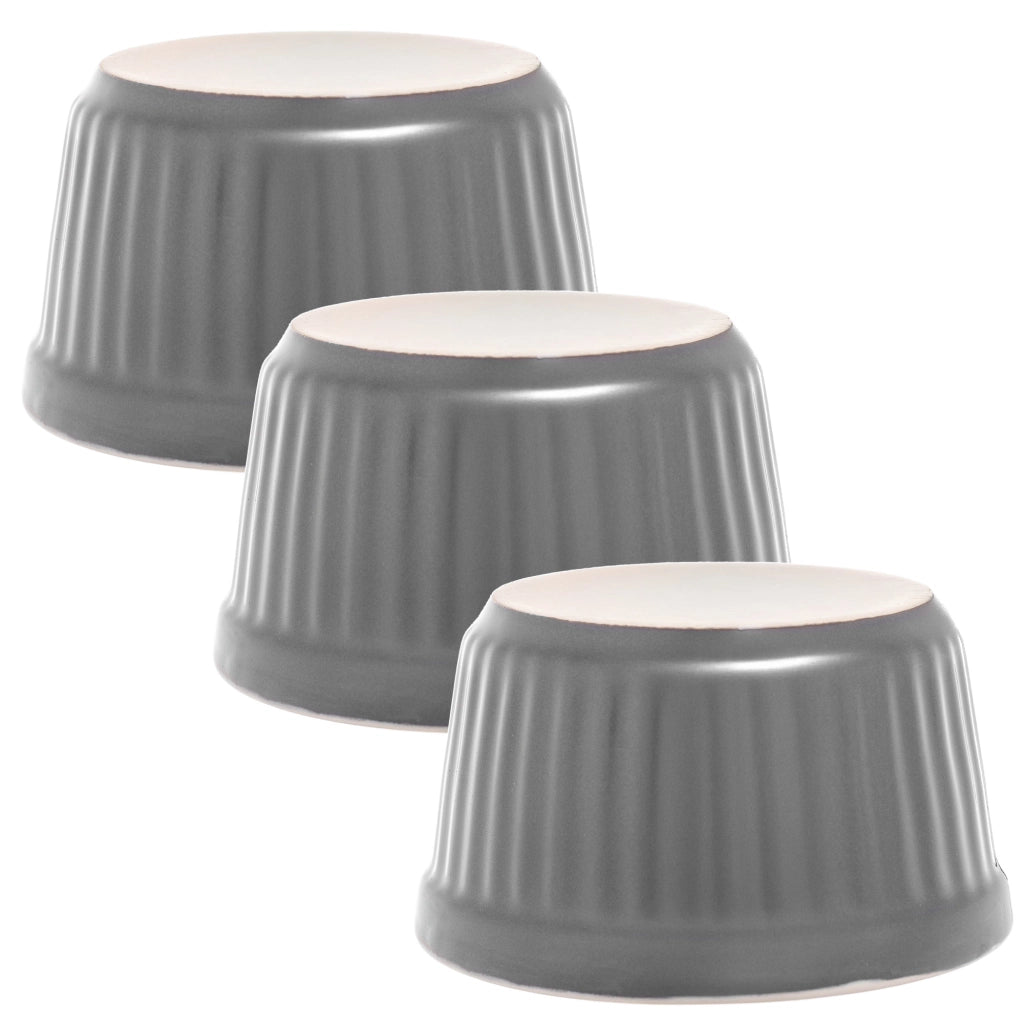KADAX Set di 3 ciotole da forno per zuppiere, resistenti al forno, diametro 9 cm, capacità 150 ml.