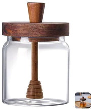 Fiaschetto trasparente per conservazione di miele, sciroppo e marmellata - 400 ml - 9,5 x 13 cm