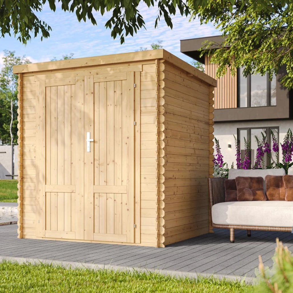 Casetta da giardino in legno 3,53 m² TIMBELA M309F1+M309G