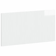 Testiera da Muro ARNHEM Bianco Lucido Legno ingegnerizzato 896759