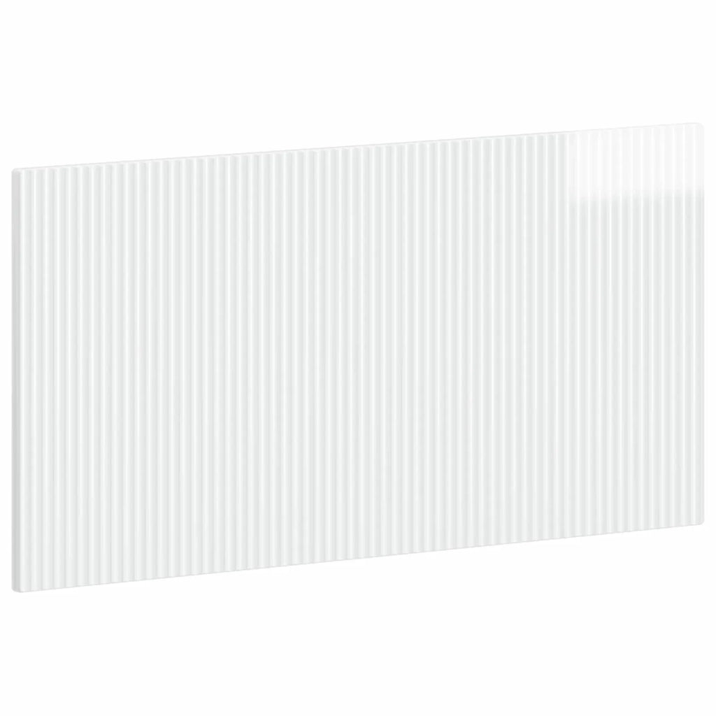 Testiera da Muro ARNHEM Bianco Lucido Legno ingegnerizzato 896759