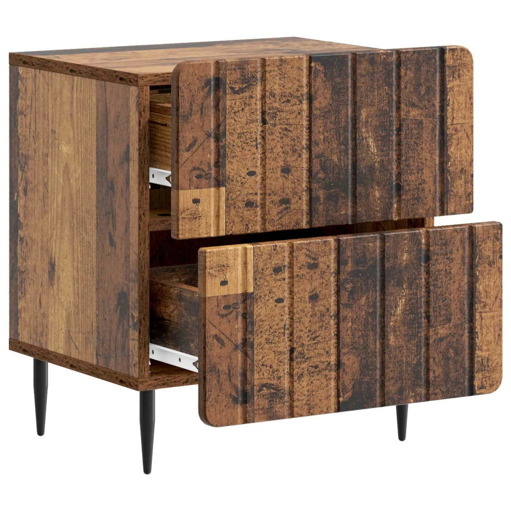Armadio da Notte con cassetto Legno antico 43 x 34,5 x 49,5 cm 894311
