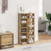 Scarpiere 2 pz Rovere Artigianale 28x27x102 cm in Truciolato 856667