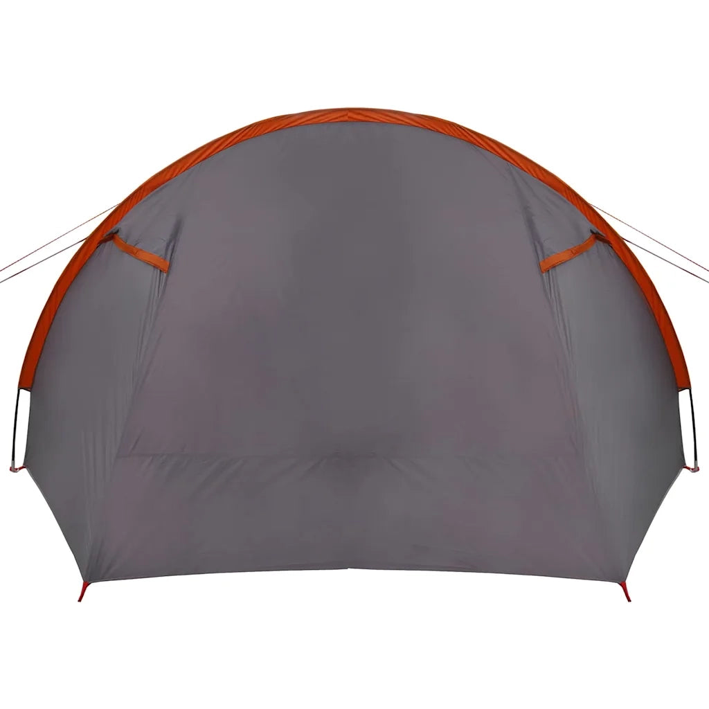 Tenda tunnel per 4 persone 4 persona Grigio e arancione 42004040