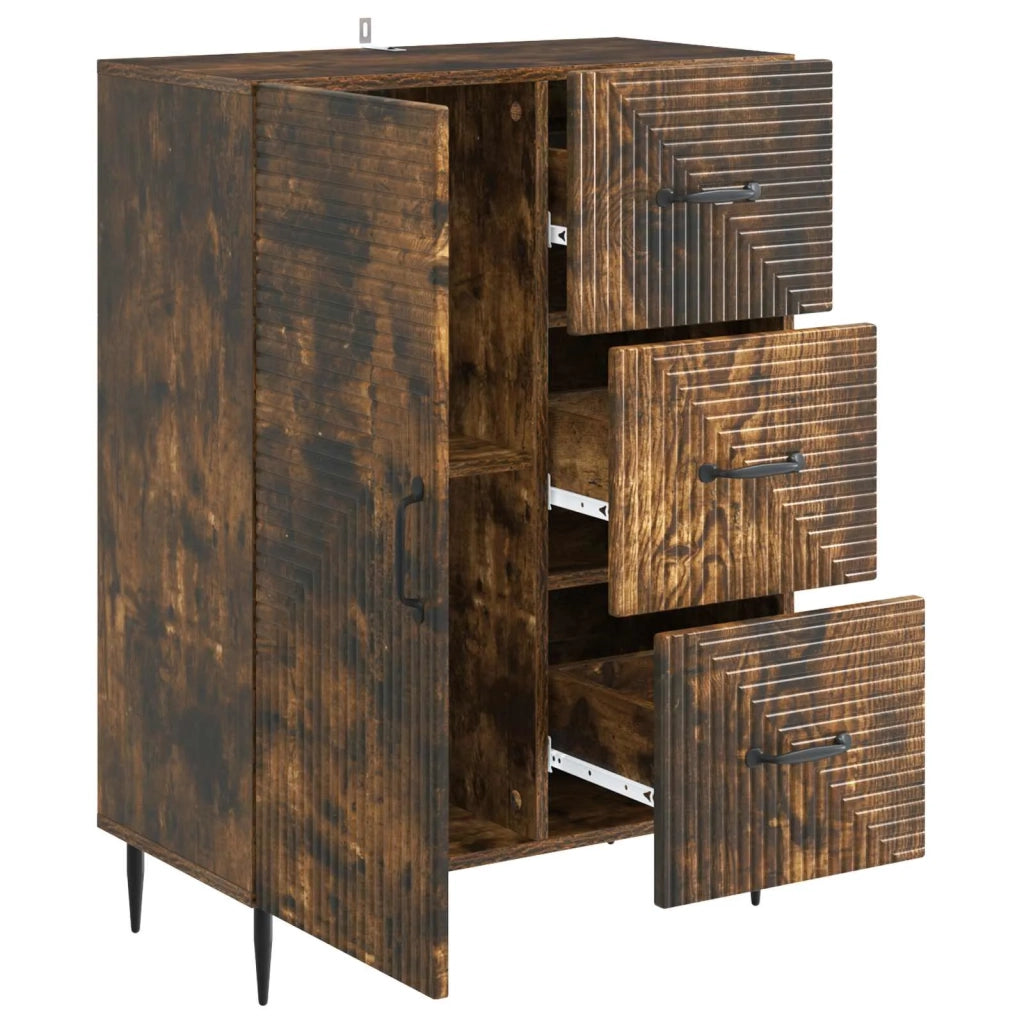 Credenza Rovere Fumo 66 x 34,5 x 89,5 cm Legno ingegnerizzato 894860