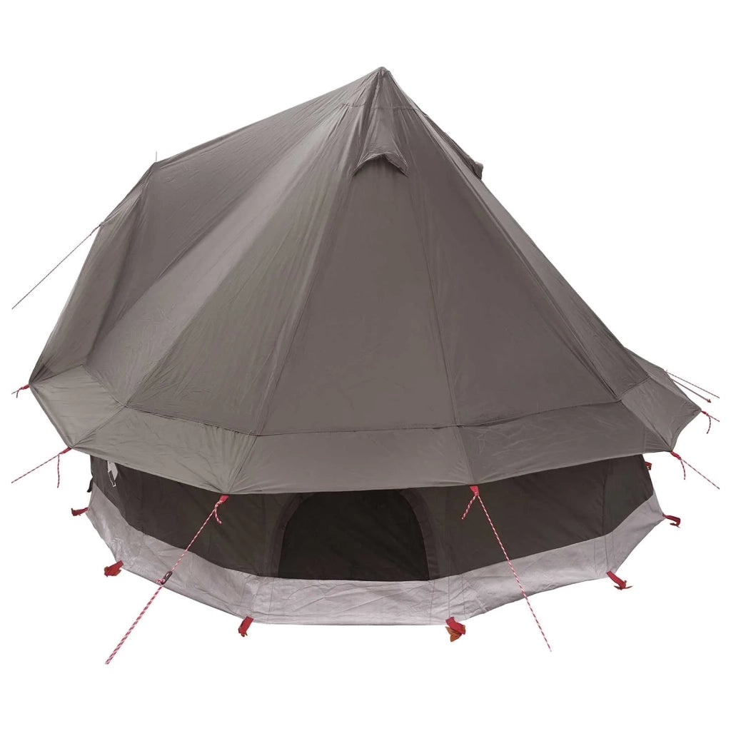 Tenda Tipi Marrone Grigio 250 x 250 cm Poliestere e Acciaio 42029022