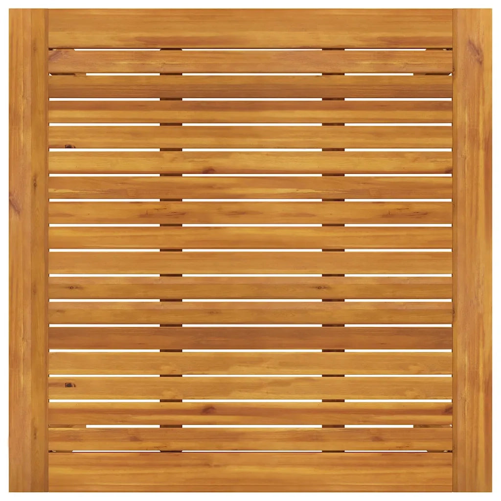 Tavolo da Giardino 85x85x74 cm in Legno Massello di Acacia