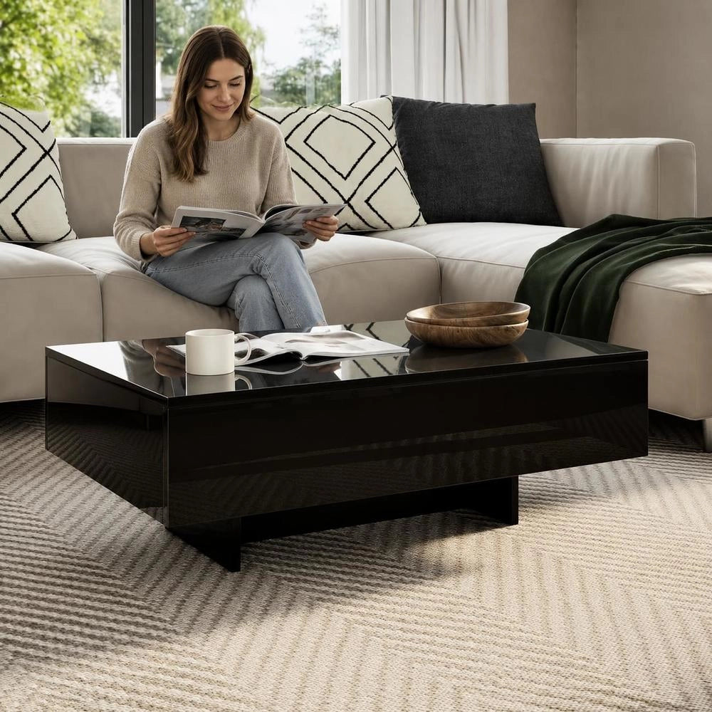 Coffee Table High-gloss Black