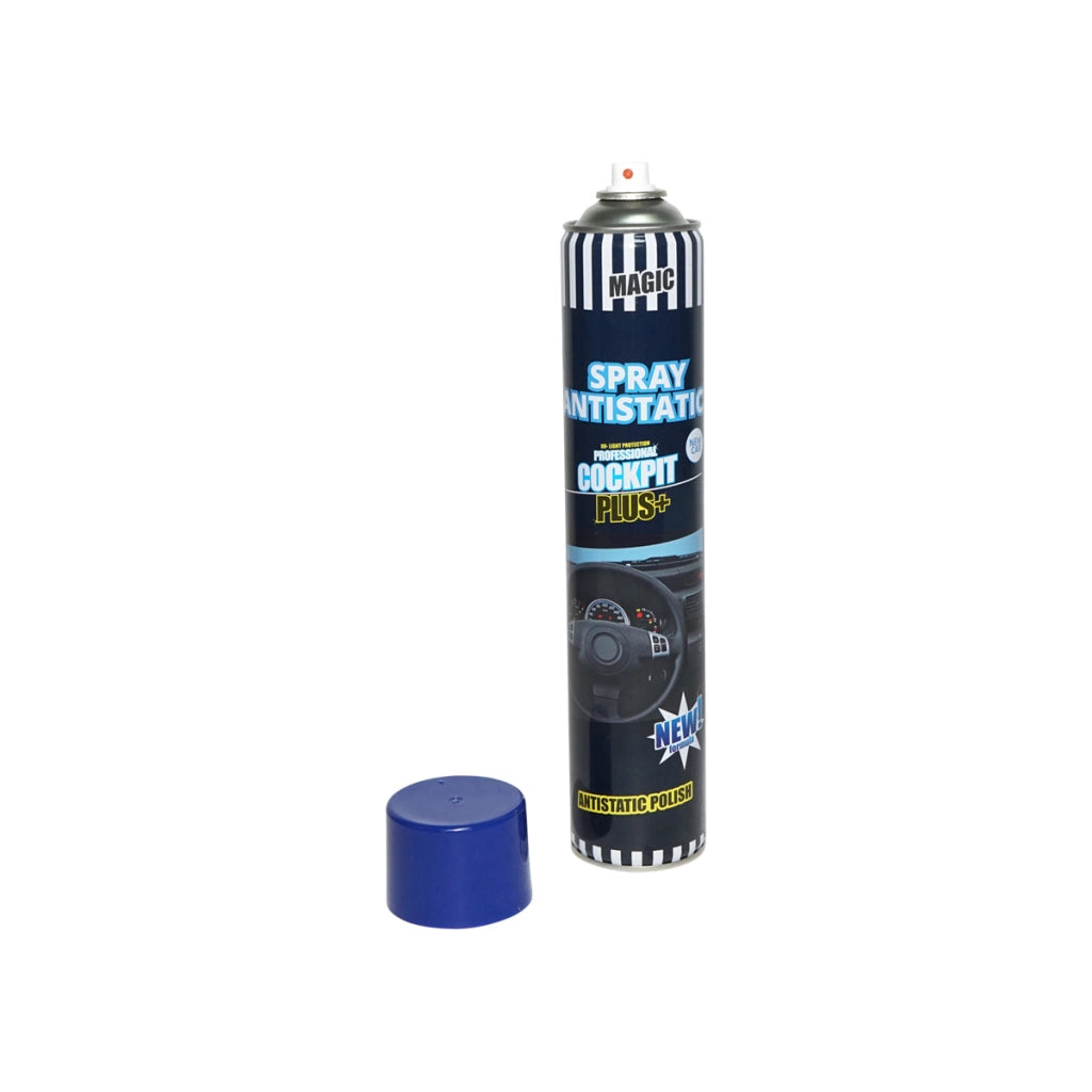 Spray siliconico antistatico per cruscotti auto nuove 750ml