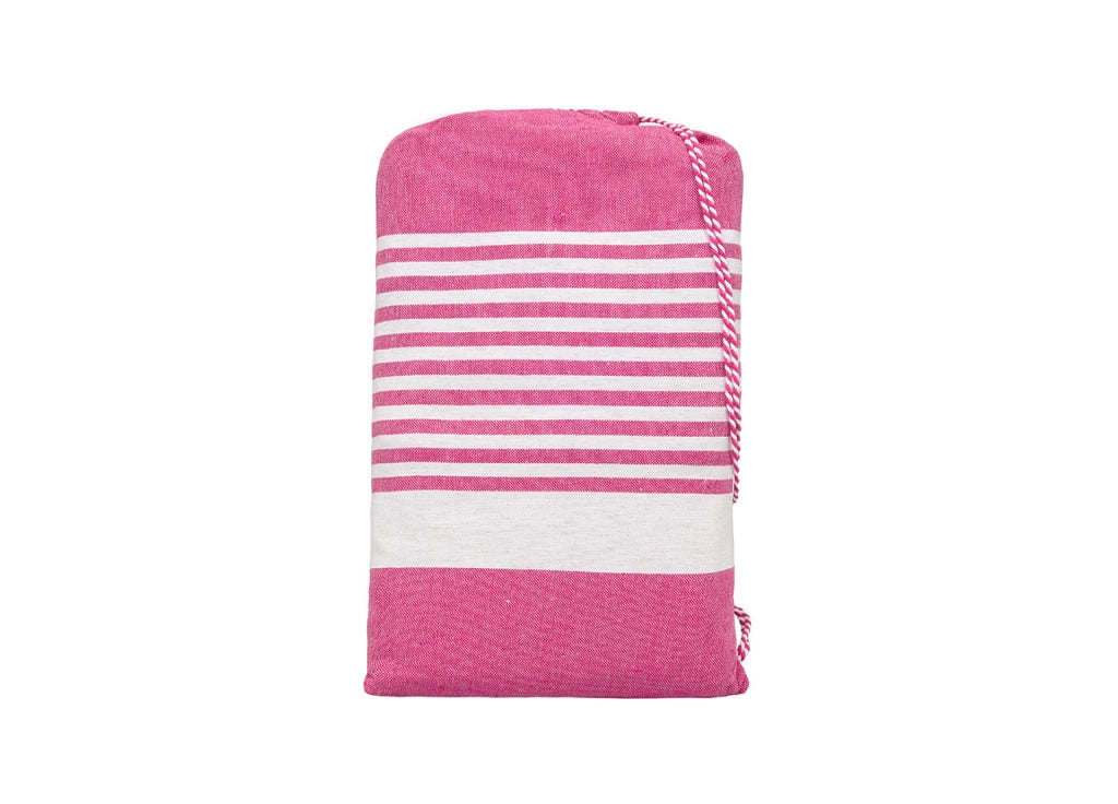 Telo Mare Lettino Spiaggia Piscina Con Cuscino E Tasche Modello Palau Fucsia