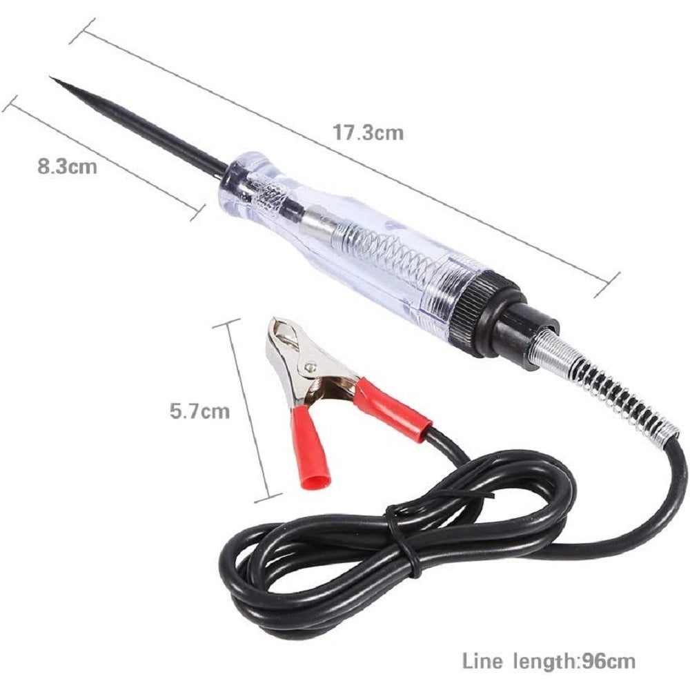 Trade Shop - Tester Di Continuità Di Tensione Corrente 6v 12v 24v Indicatore A Morsa Per Auto -