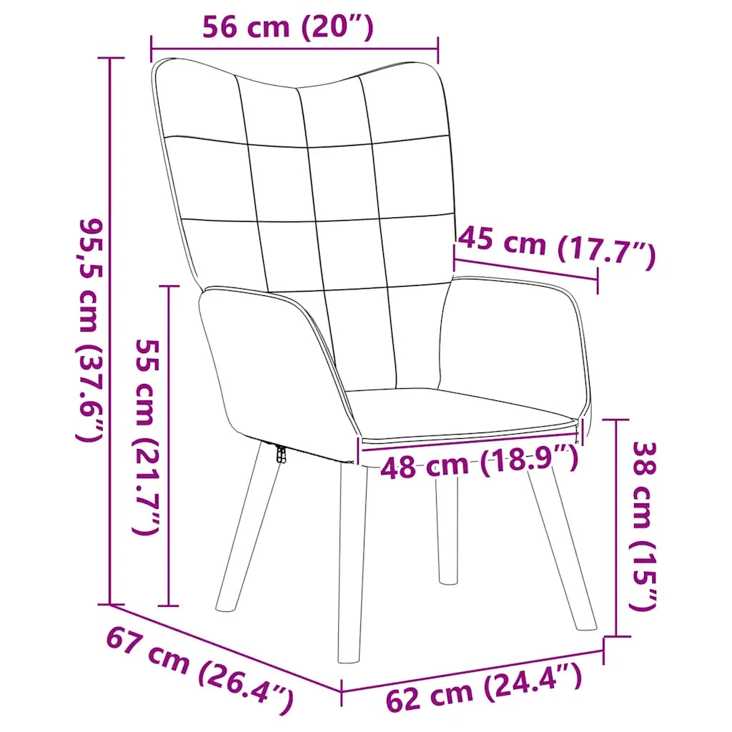 Divano Sedia-Poltrona Rosa 62 x 67 x 95,5 cm Tessuto Sherpa