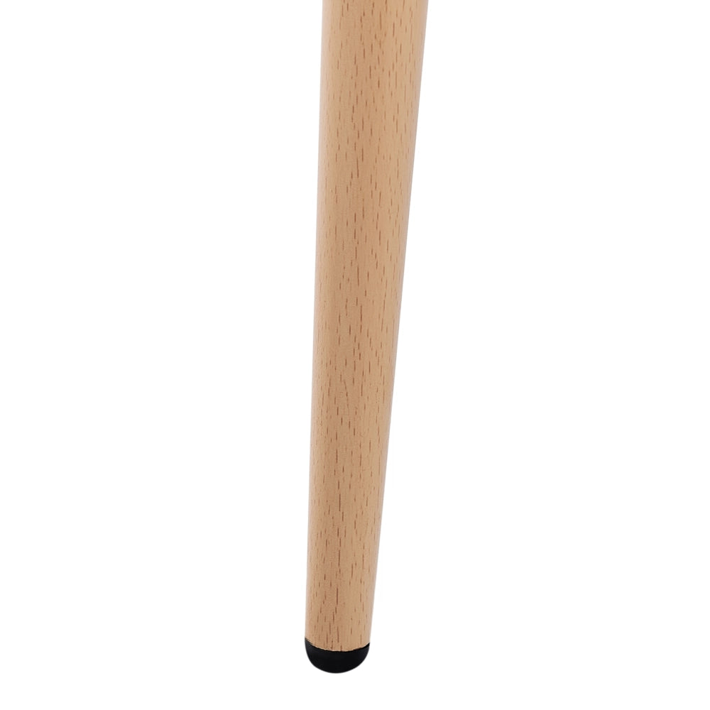 Set di 4 sedie da pranzo Beige Seduta sintetica Gambe in metallo Seduta moderna semplice e minimalista