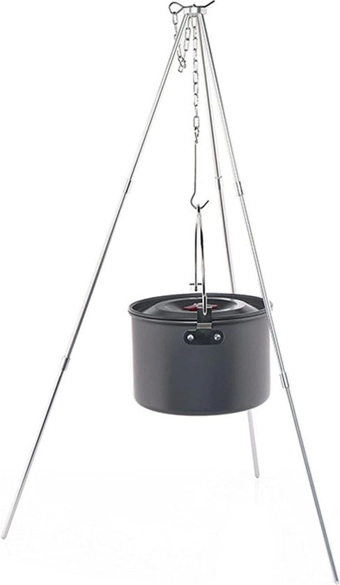 Accessori per griglia - Tripode per barbecue all'aperto - Pannellap in dotazione portatile - Accessori per cucina in alluminio - Accessori per cucina appesi - Cucina all'aperto in camper