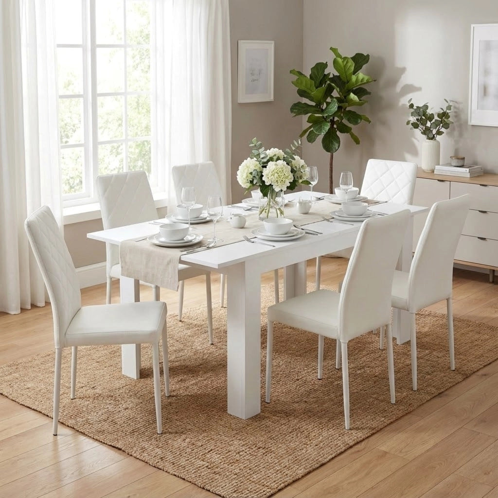 Tavolo da Pranzo Allungabile in Legno Composito FSC cm 160/200x90 - ELI