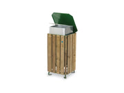 Cestoni Plus Eco-Tris Plus Giochipark acciaio zincato legno pino lt 90 - Plus