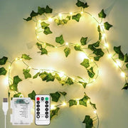 100 fili di luce LED con telecomando - oscillatori per stanza giardino decorazione di festa