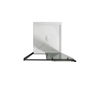 Porta Doccia 110 CM 198 CM Vetro Trasparente 8 MM Versione Destra con Easy-Clean mod. Prime Bla