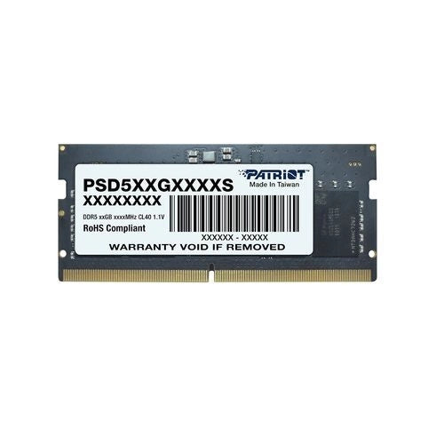 Ddr5 so-dimm patriot  12gb 5600mhz - psd512g56041s