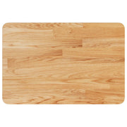 Piano Bagno Marrone Chiaro 60x40x2,5cm Legno Massello Trattato CFW3063339