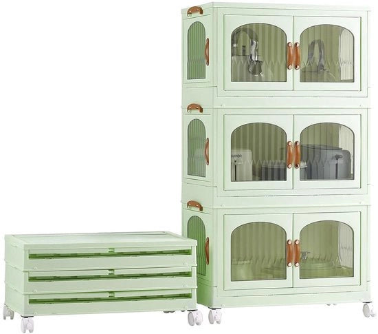 Cassa di Stoccaggio Grande con Ruote - Spaziale - 58L - Improrogabile - Resistente
