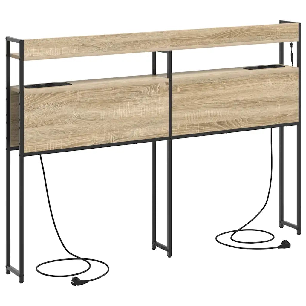 vidaXL Testata contenitore rovere sonoma 150 cm Legno multistrato