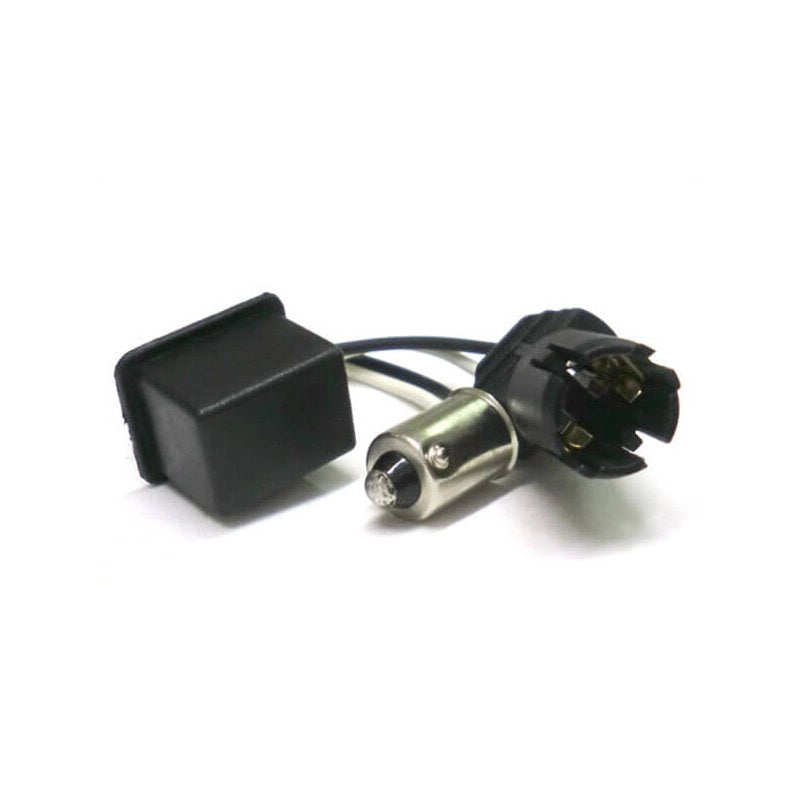 Filtro Portalampada Resistenza BAX9S H6W Trasforma Led T10 W5W In BA9S Canbus No Errore