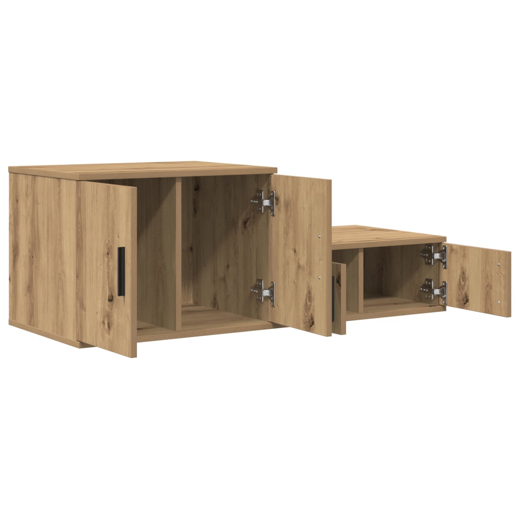 Armadio  in Rovere Artigianale 108x41x40 cm in Legno Ingegnerizzato