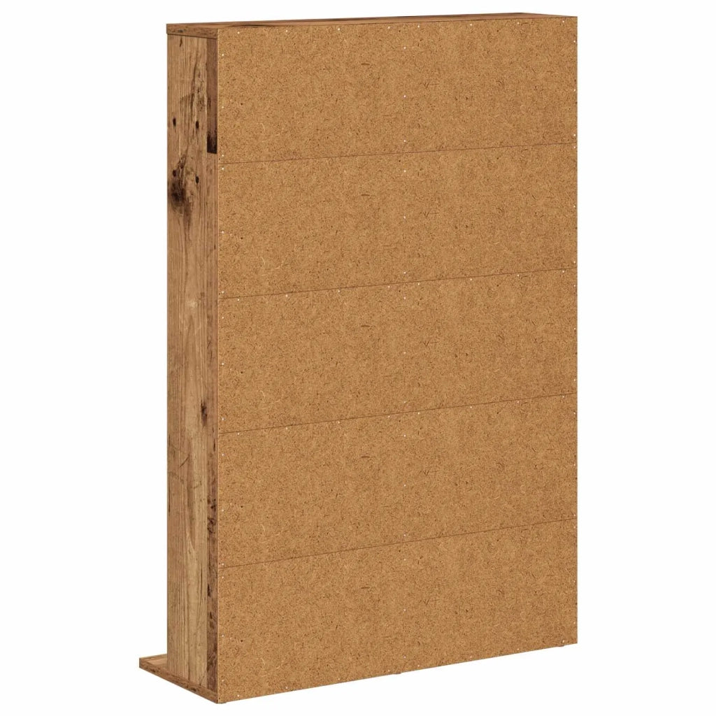 Mobile per CD Legno antico 65 x 23,5 x 97,5 cm 8012686