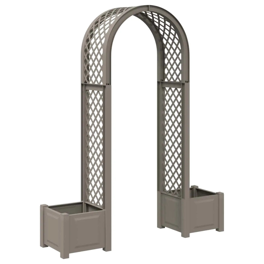 Arco di Rose con Vaso Grigio 168,5 x 43 x 207 cm PP CFW8325280
