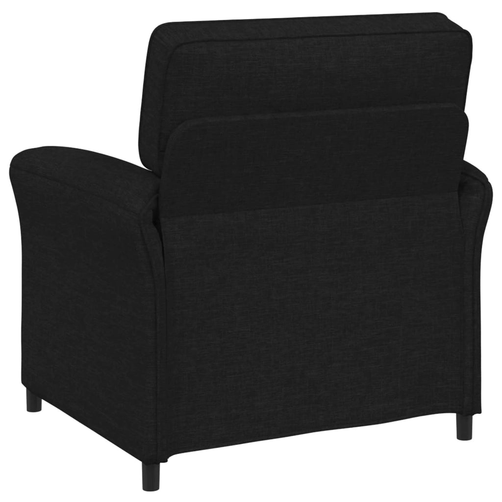 Set di divani 2 pz Nero Tessuto 3424873