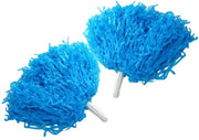 Pomponi 8 Colori - Manubrio Antiscivolo - Leggero - Duraturo - Materiale Riciclabile - Per Cheerleader