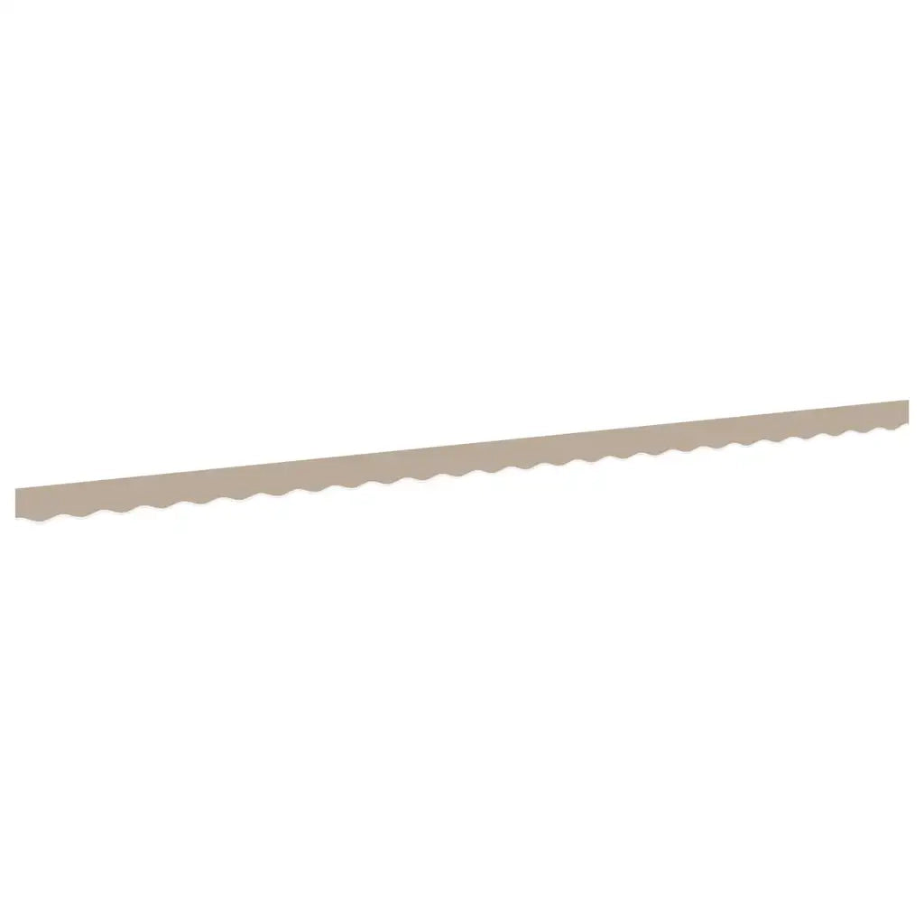 Sostituzione della mantovana per tenda-Tessuto di Ricambio per Mantovana da Tenda Beige 6 m Poliestere