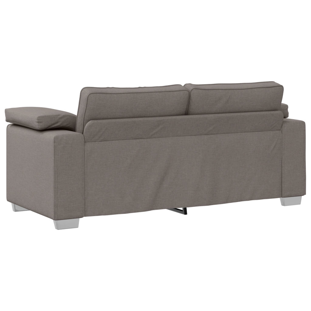 Divano Loveseat  Tortora 140 cm in Tessuto