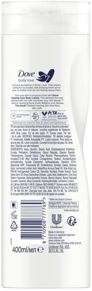 DOVE CREMA PER IL CORPO GLOWING RITUAL AI FIORI DI LOTO NUTRIENTE DA 400 ML