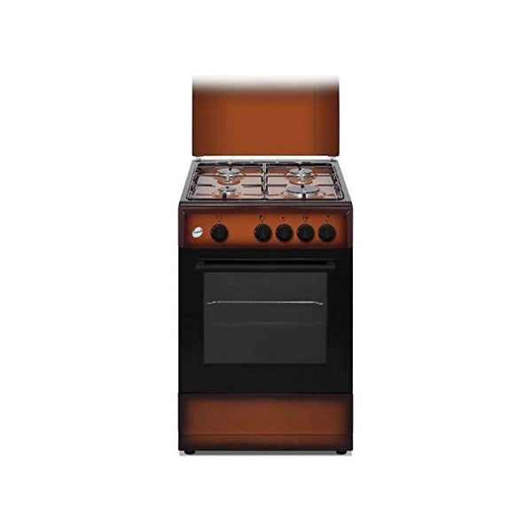 Ducati SD554BG Cucina a Gas libera installazione 4 Fuochi con Forno a Gas 49 Litri 50x50 cm Marrone