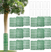 Protezione per alberi, 12 pezzi, protezione per alberi, 33 x 20 cm, clip U inclusi, proteggi tagliagrass e animali