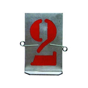 Vigor-Blinky Stampi Numeri Lamiera Zincata 9 Numeri Art. 606 40mm
