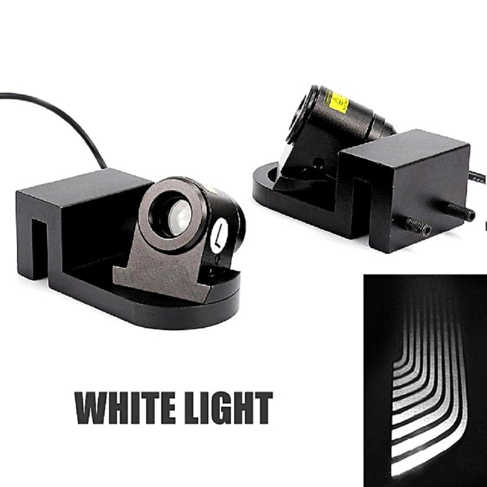 Trade Shop - Kit Proiettore Led Angel Illuminazione Portiere Anteriori Auto Luce Led Bianca -