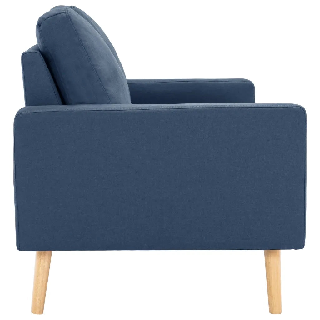 Divano a 2 Posti Blu in Tessuto cod mxl 24810