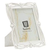 Cornice portafoto Ribbon argento con profilo a nastro 15x20 cm