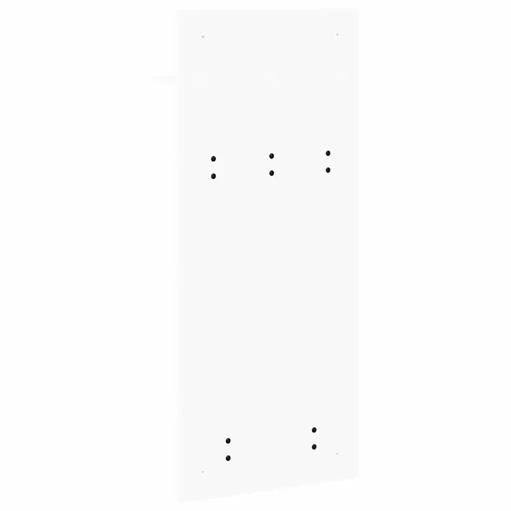 vidaXL Appendiabiti a muro Bianco 90 x 40 x 10 cm Legno multistrato