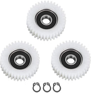 Motore elettrico per bicicletta - Motore anteriore - Fusto in nylon duraturo - Set di ingranaggi 36T - Adatto per motori di modifica - 3 pezzi