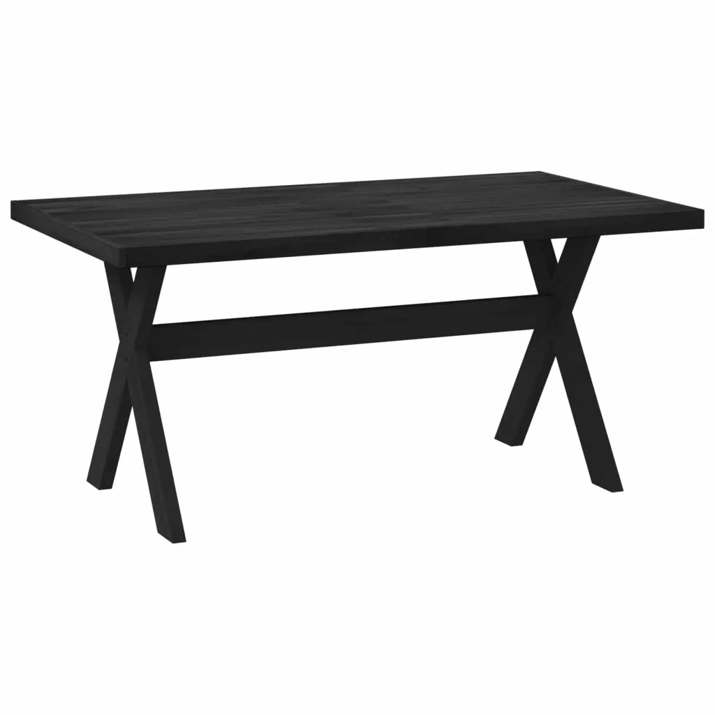 Tavolo da pranzo NOAIN 160 cm Legno Massello di Pino Nero 42020914